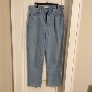 Madewell Women's Light vintage baggy Straight Leg Jeans